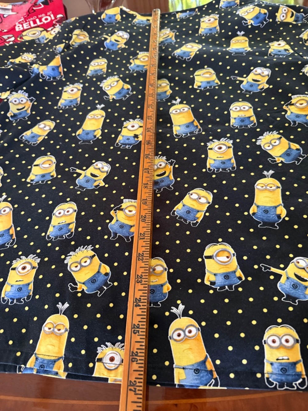 Minion print Scrub tops - Picture 10 of 16